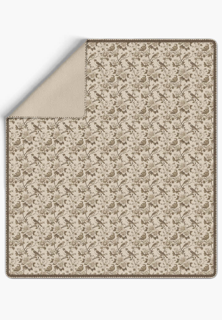 Isolde Cream Brown Blanket Bedspread