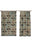 Celestia Blue Brown Moth Curtain