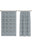 Zachary Blue Gray Curtain