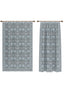 Zachary Blue Gray Curtain
