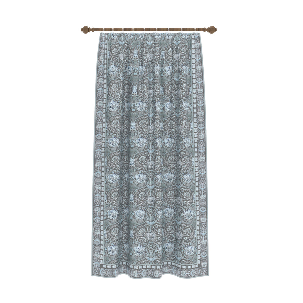 Zachary Blue Gray Curtain