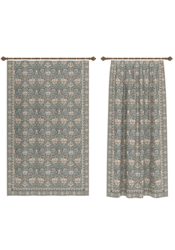 Zachary Green Vintage Curtain