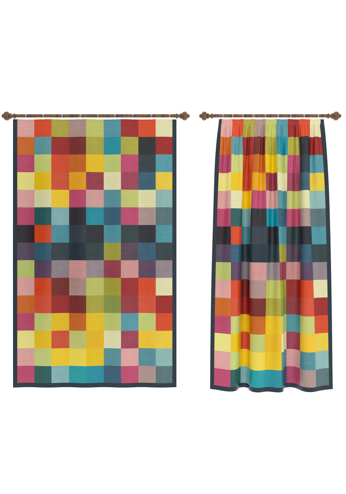 Marlow Colorful Curtain