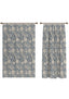Thalassa Blue Beige Curtain