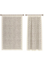 Thalia Cream Geometric Curtain