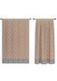Sanctuaire Beige Floral Curtain
