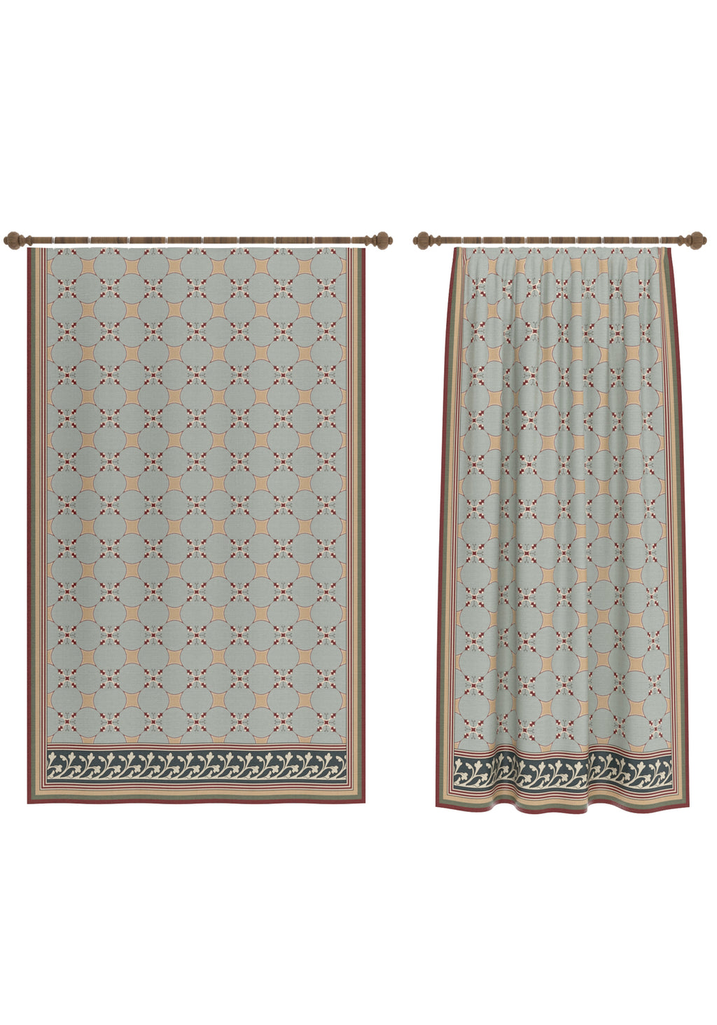 Eloise Block Print Curtain