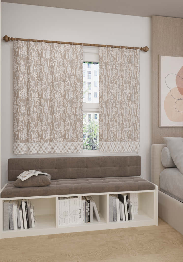Alder Taupe Country Curtain