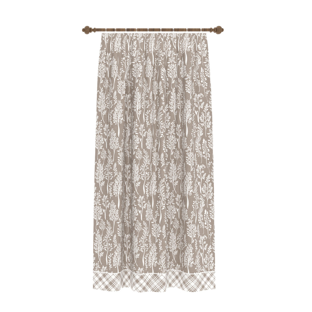 Alder Taupe Country Curtain
