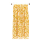 Alder Floral Yellow Curtain