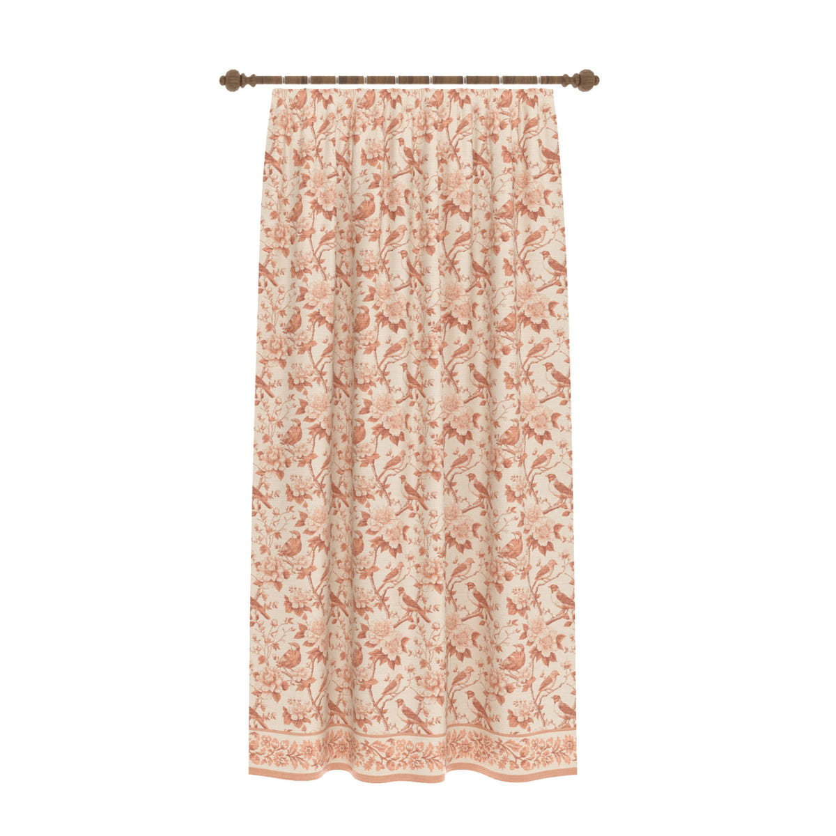 Isolde Burnt Orange Curtain