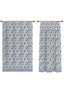 Isolde Blue Toile Curtain