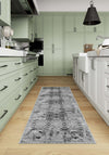 Lily Grey Vintage Washable Rug