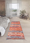 Alice Orange Modern Washable Rug