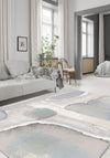 Bexley Abstract Grey Rug