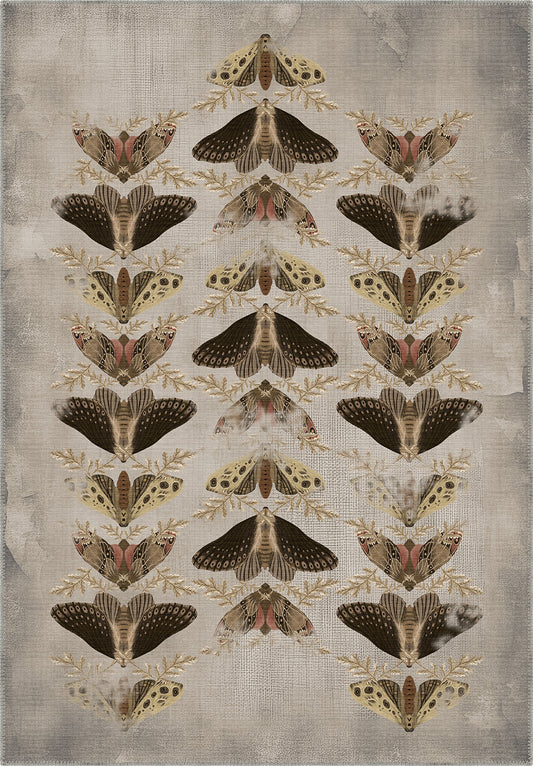 Celestia Beige Moth Rug