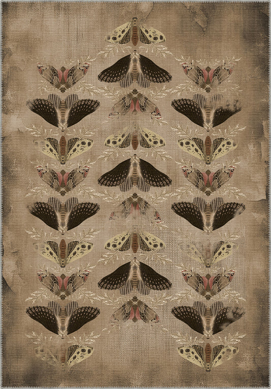 Celestia Brown Butterfly Rug