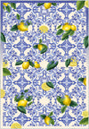 Sorrento Lemon Tile Rug