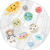 Universo Washable Kids Space Rug