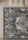 Brynn Grey Abstract Rug