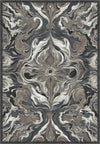Brynn Grey Abstract Rug