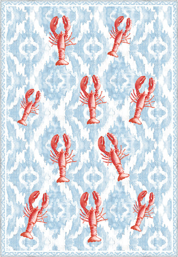 Oceo Blue Lobster Rug