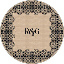 Marisa Navy Monogram Personalised Rug