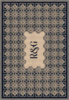 Marisa Navy Monogram Personalised Rug