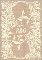 Luna Cream Customisable Letter Rug