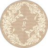 Luna Cream Customisable Letter Rug