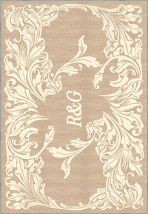 Luna Cream Customisable Letter Rug