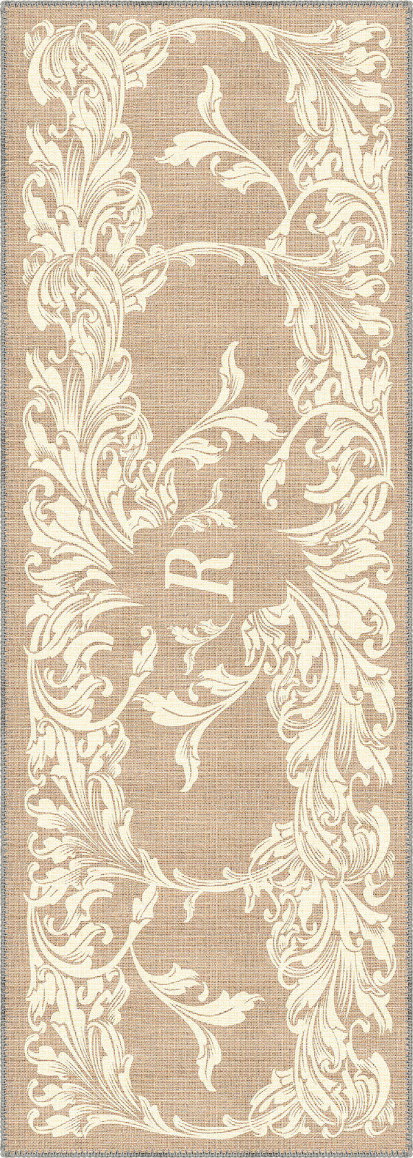 Luna Cream Customisable Letter Rug