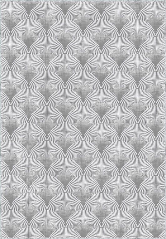 Addison Modern Silver Rug