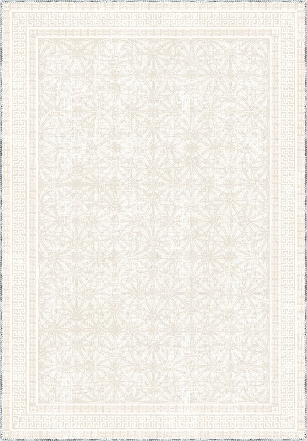 Alexis Bordered Cream Rug