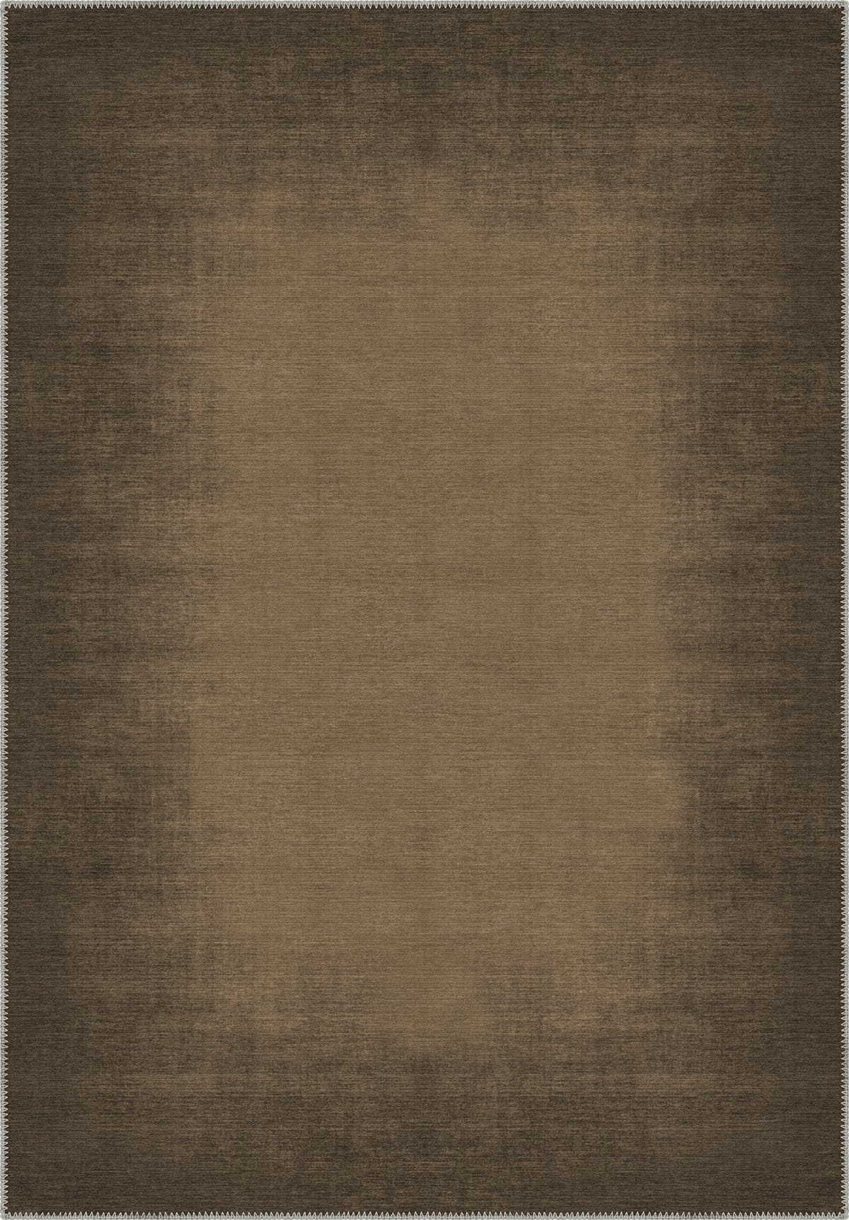 Olivia Brown Bordered Washable Rug