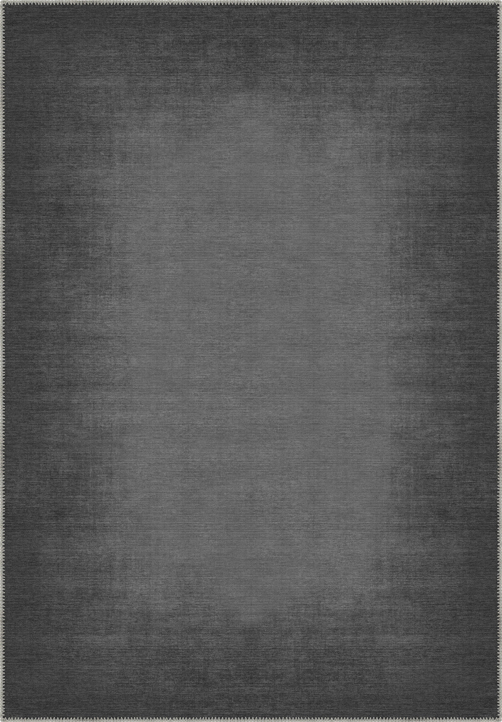Olivia Grey Bordered Washable Rug