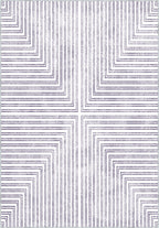 Kylie Purple Striped Rug