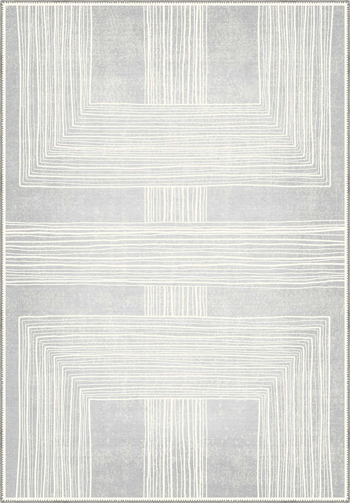 Charles Grey Geometric Rug