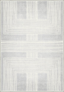Charles Grey Geometric Rug