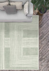 Charles Sage Green Minimalist Rug