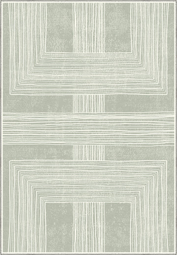 Charles Sage Green Minimalist Rug