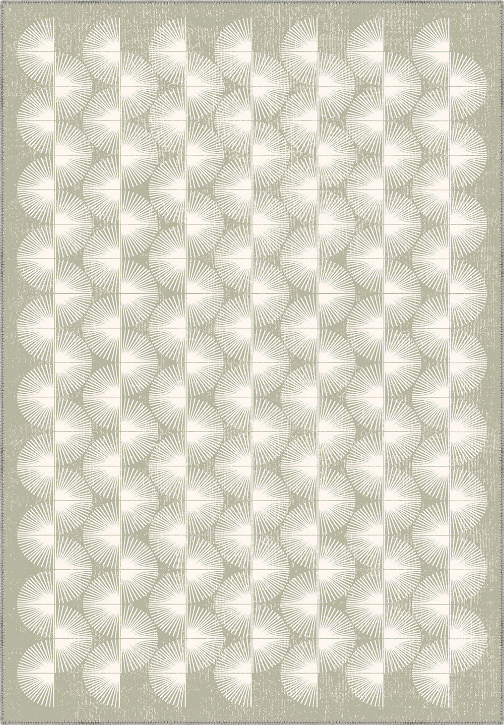 Elysandra Sage Green Geometric Rug