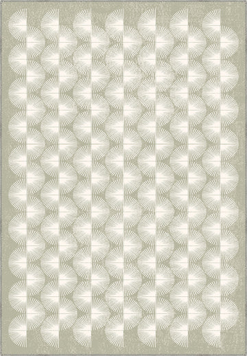 Elysandra Sage Green Geometric Rug