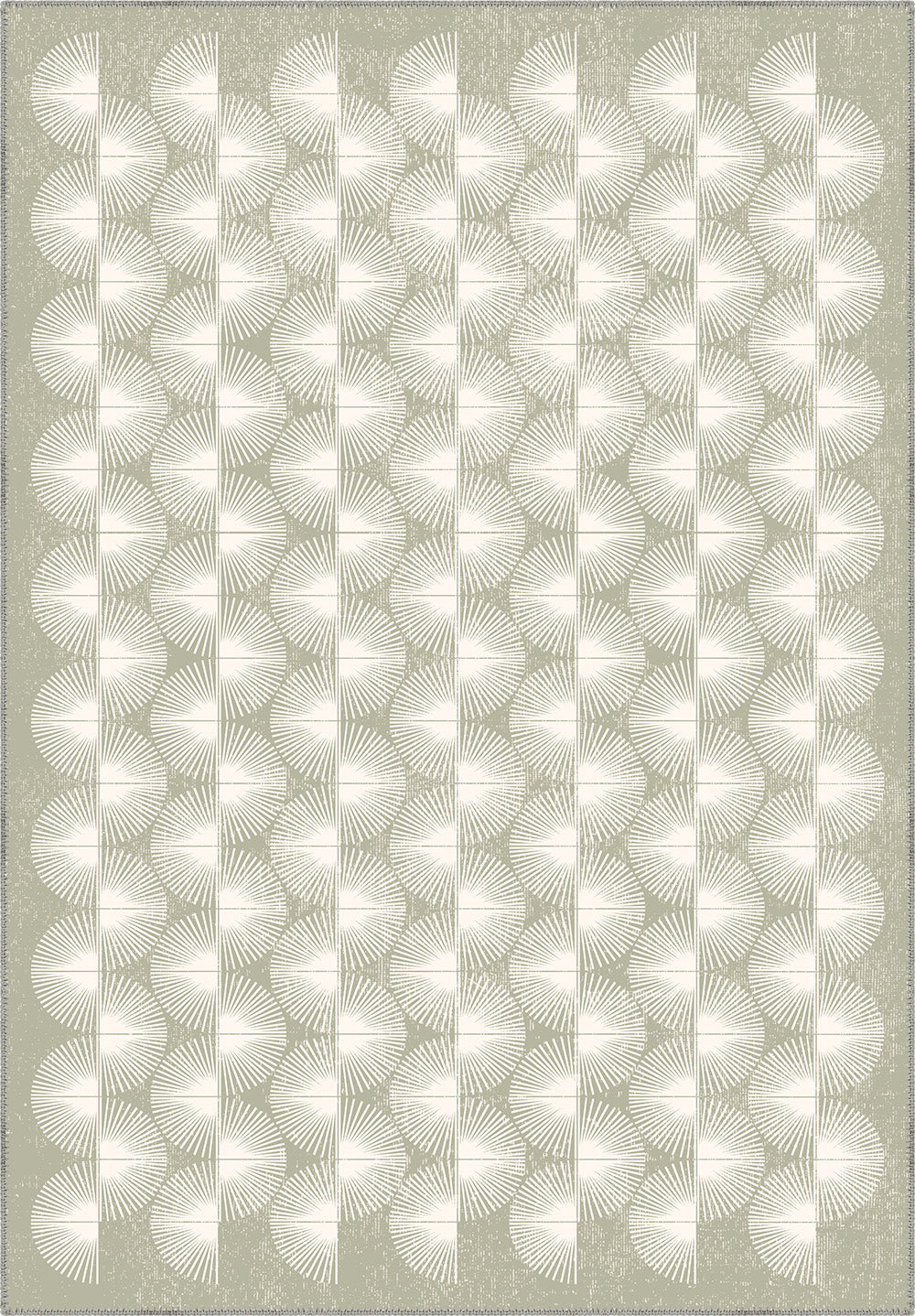 Elysandra Sage Green Geometric Rug