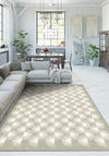 Elysandra Sage Green Geometric Rug