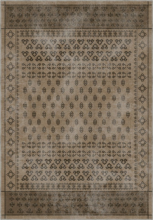 Luca Brown Tribal-Ethnic Rug