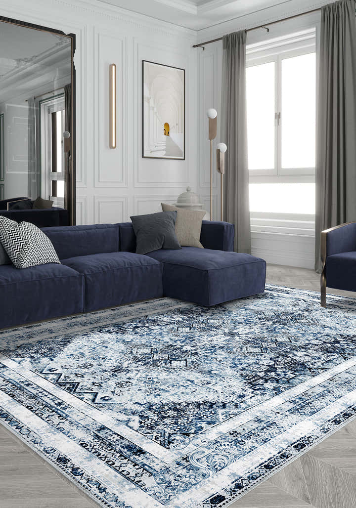 Caroline Blue Persian Rug