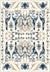Henry Blue Brown Distressed Washable Rug