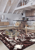 Henry Burgundy Vintage Rug