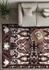 Henry Burgundy Vintage Rug